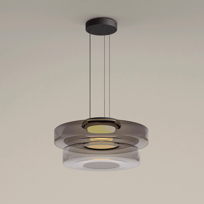 Bauhaus Glass Pendant Light Modern Layered