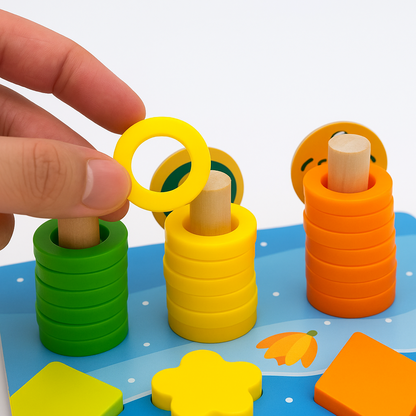 Montessori Wooden Activity Board Learning