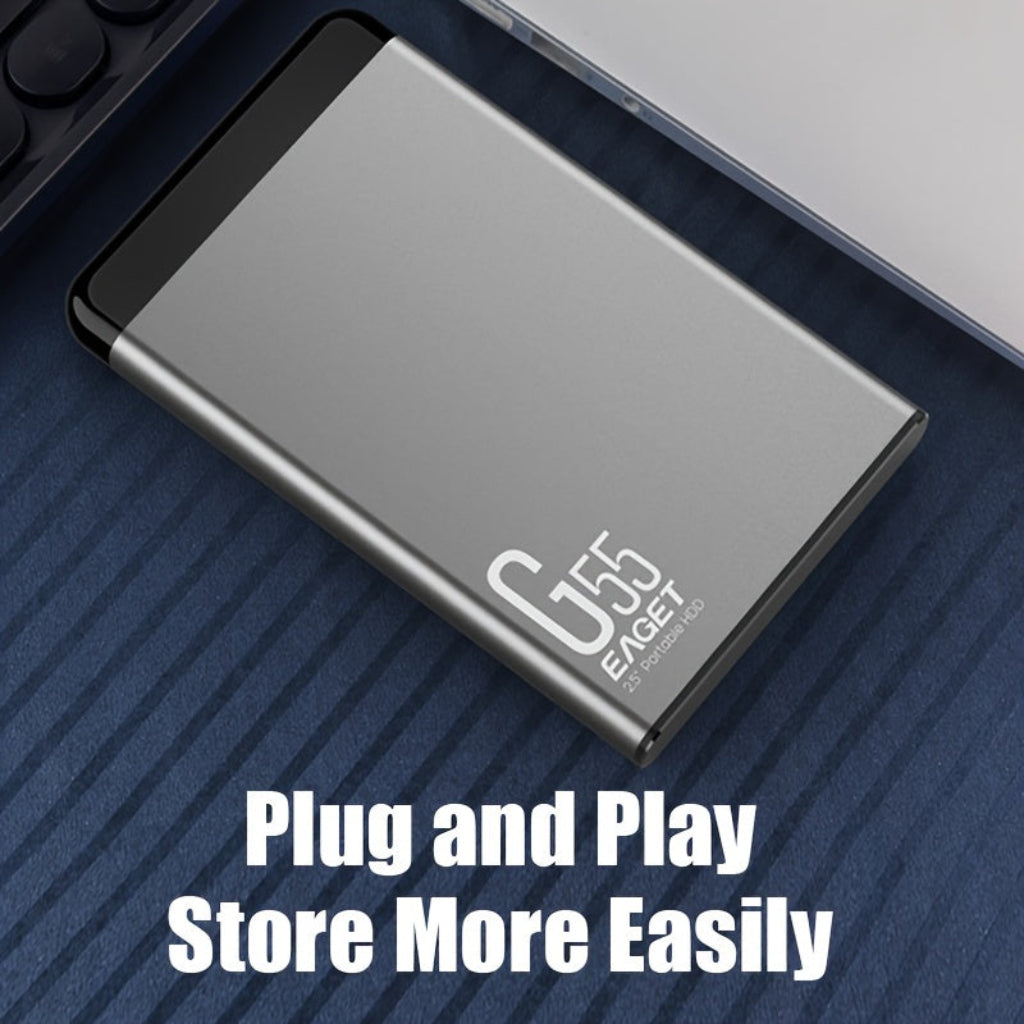 External Hard Drive Portable SSD USB Slim