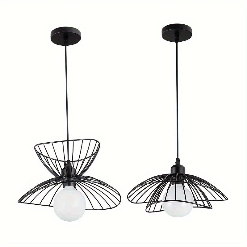 Retro Black Pendant Light Adjustable
