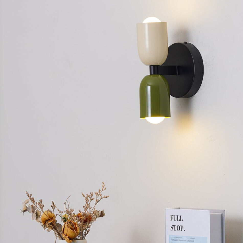 Colorful Bedside Wall Lamp Nordic Macaron