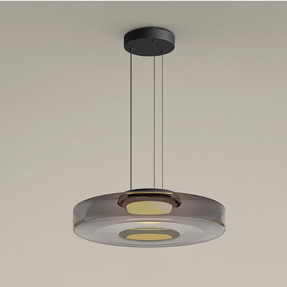 Bauhaus Glass Pendant Light Modern Layered