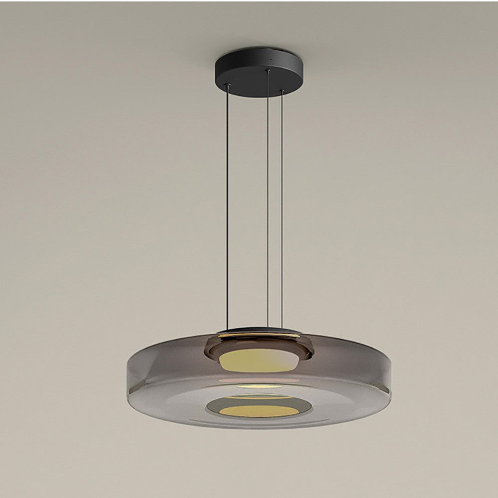 Glass Pendant Lamp Bauhaus Style Hanging