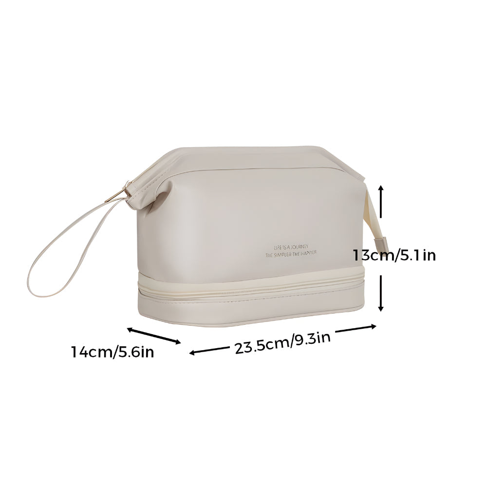 Makeup Bag Travel Organizer PU Shell