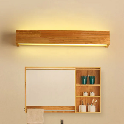 Modern Wooden LED Wall Lamp Minimalist