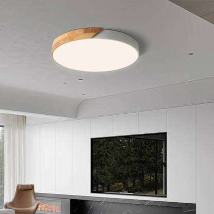 LED Ceiling Light Modern Nordic Wooden