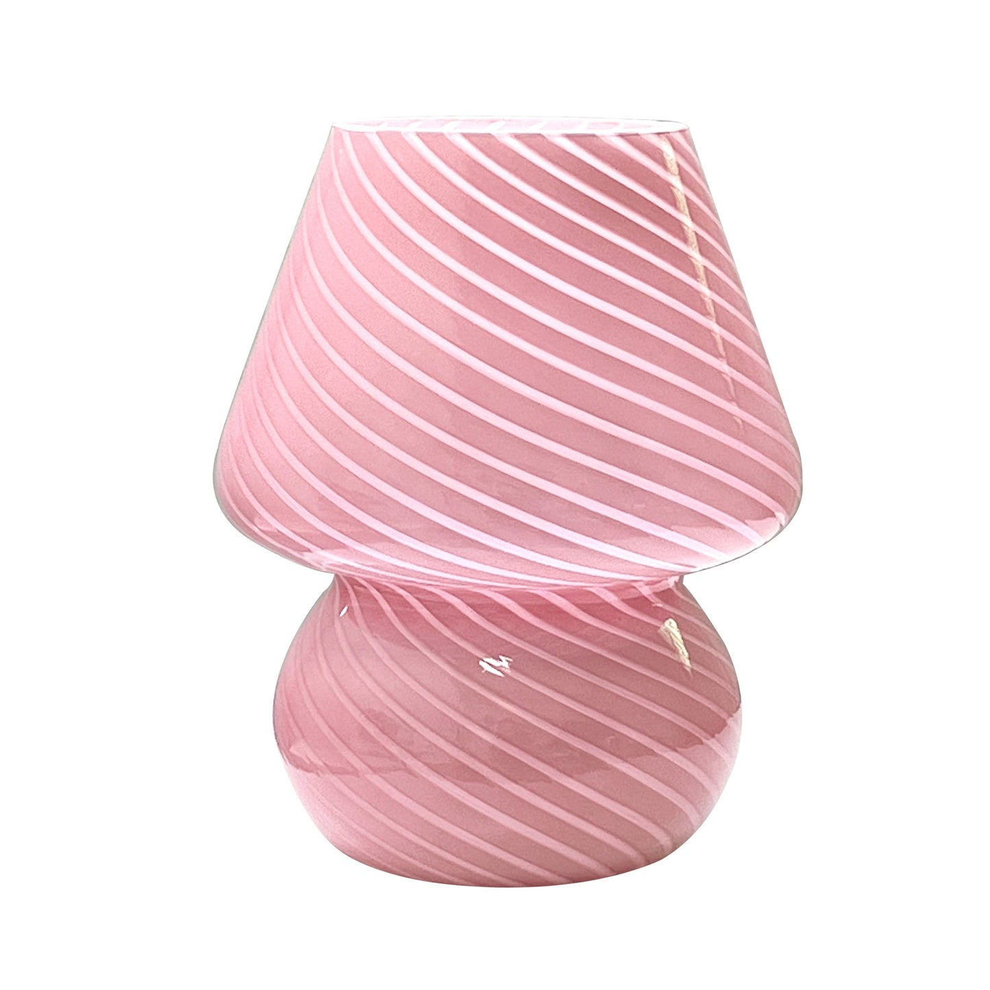 Murano Style Glass Mushroom Lamp USB