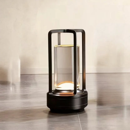 Table Lamp Modern Metal Cylinder LED Light