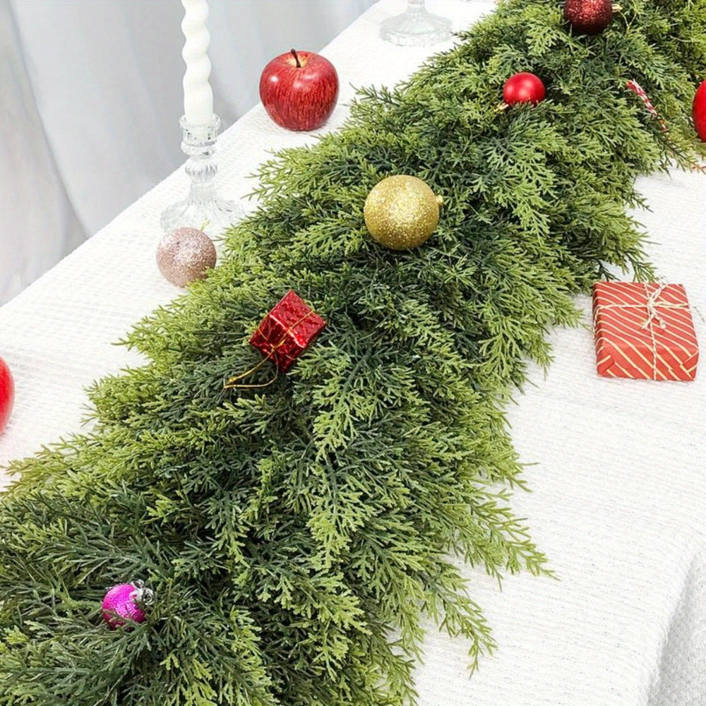 Christmas Garland Artificial Greenery Art