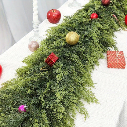 Christmas Garland Artificial Greenery Art