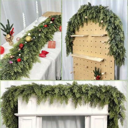 Christmas Garland Artificial Greenery Art