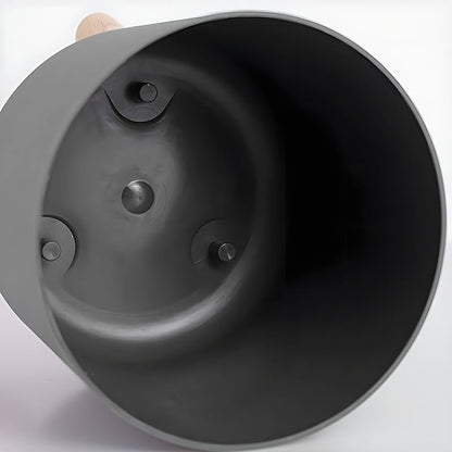 Modern Round Planter With Wooden Legs Indoor