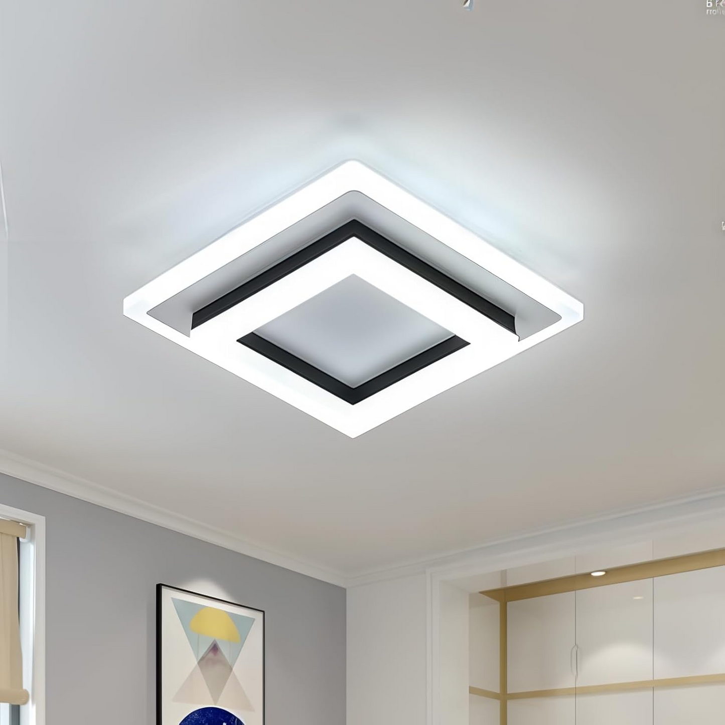 Square LED Ceiling Light Modern Flush Mount