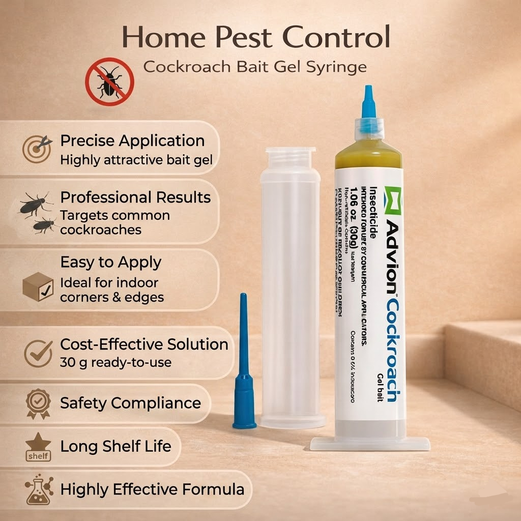 Indoor Pest Control Gel Syringe Cockroach