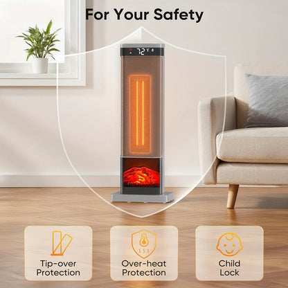 Space Heater Portable Electric Warm Air