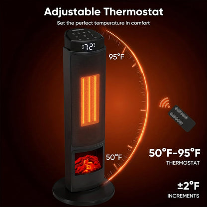 Space Heater Portable Electric Warm Air
