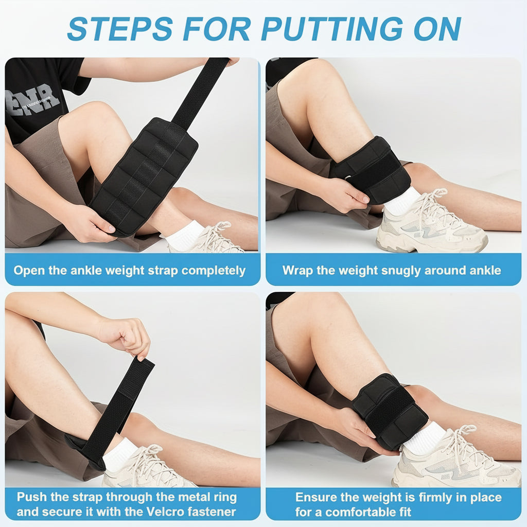 Ankle Weights Adjustable Fitness Leg