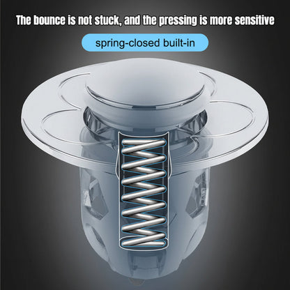 Sink Drain Stopper Pop Up Stainless Steel