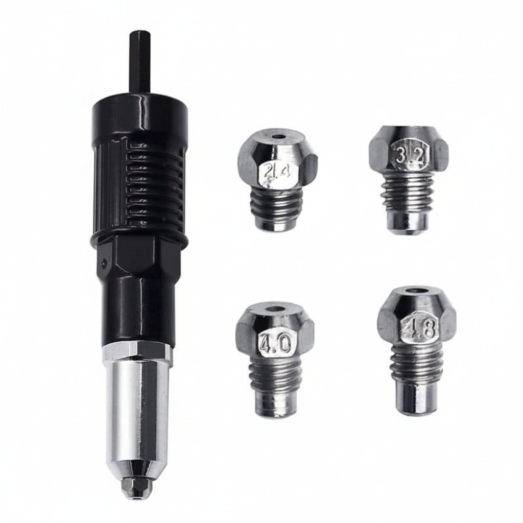 Rivet Gun Drill Adapter Kit Interchangeable