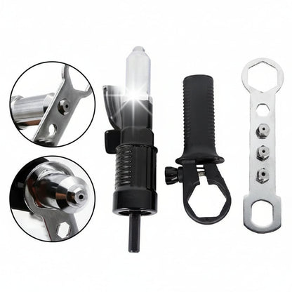 Rivet Gun Drill Adapter Kit Interchangeable