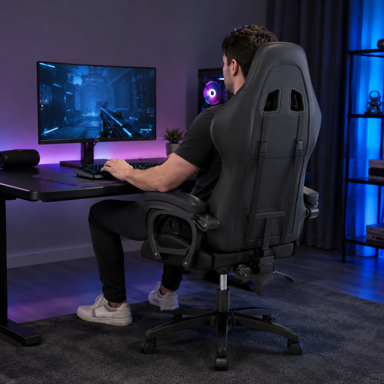 Adjustable Ergonomic Gaming Chair High Back