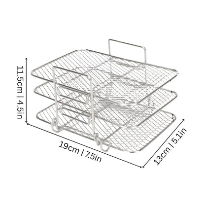 Air Fryer Rack Stackable Kitchen Cooking