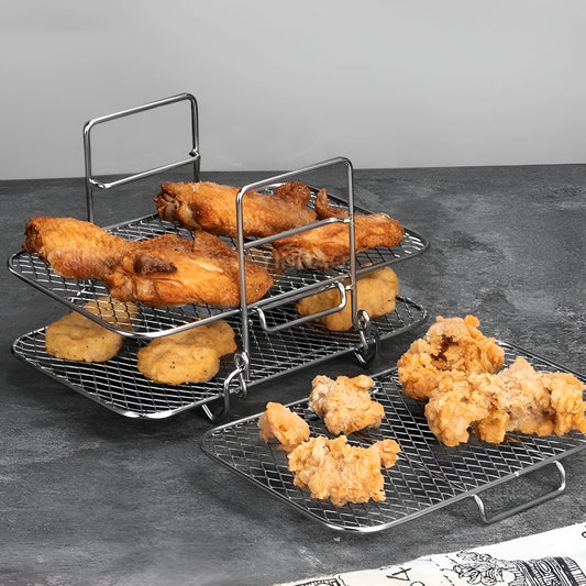 Air Fryer Rack Stackable Kitchen Cooking