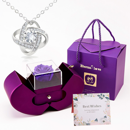 Jewelry Box Rose Apple Shaped Gift Case