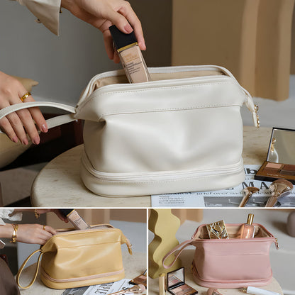 Makeup Bag Travel Organizer PU Shell