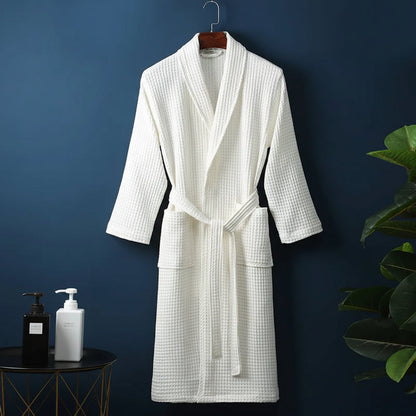 Bathrobe Soft Absorbent Unisex Dressing Gown