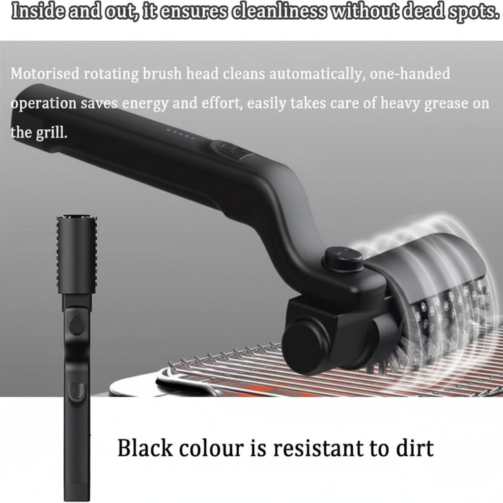 Grill Brush Electric Rechargeable Stainless