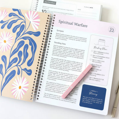 Planner Spiral Bound Undated Weekly Monthly