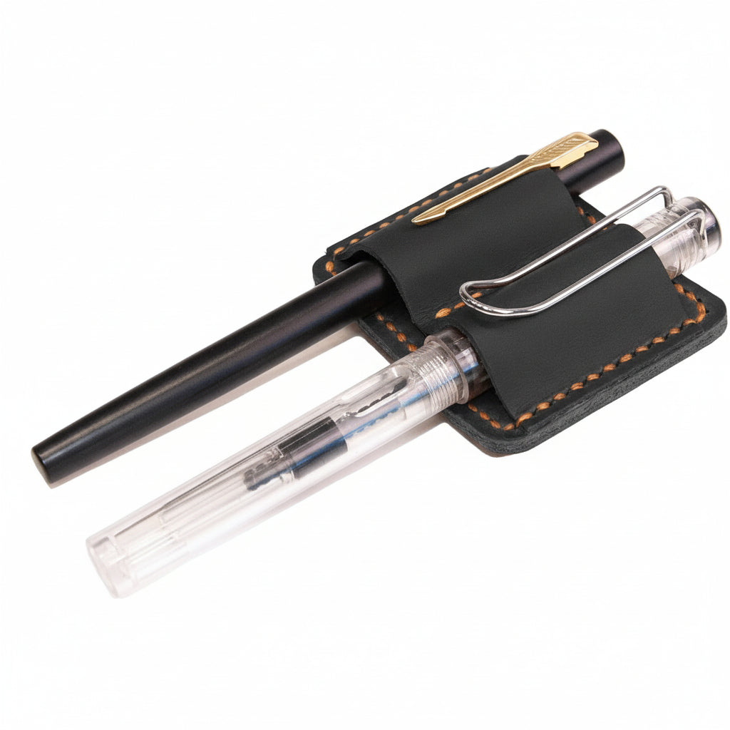 Pen Holder Leather Journal Clip Hand