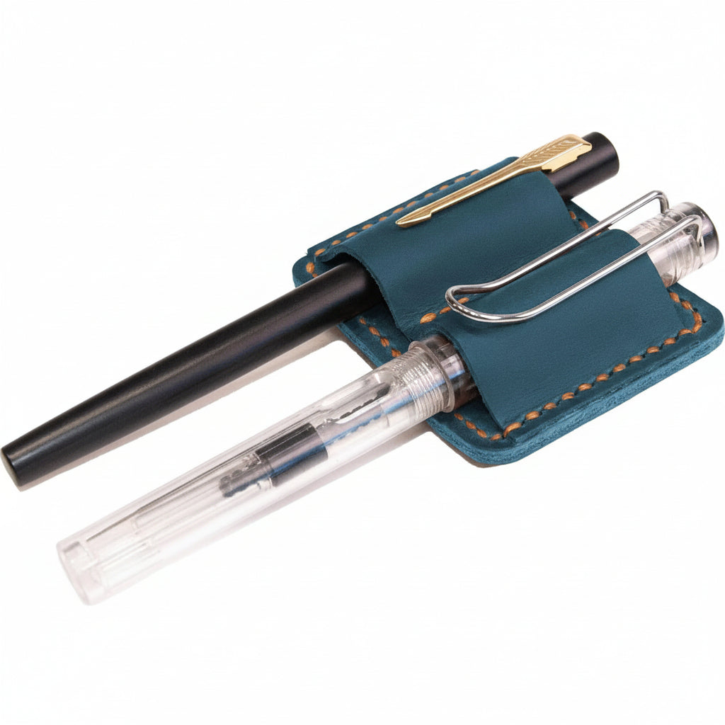 Pen Holder Leather Journal Clip Hand
