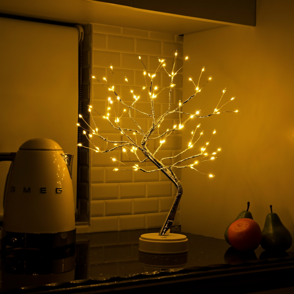 Table Lamp Decorative Bonsai Tree LED Light