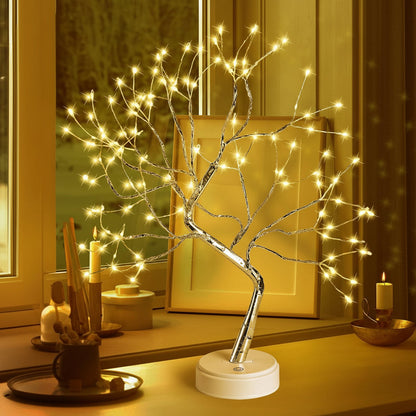 Table Lamp Decorative Bonsai Tree LED Light