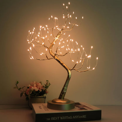 Table Lamp Decorative Bonsai Tree LED Light