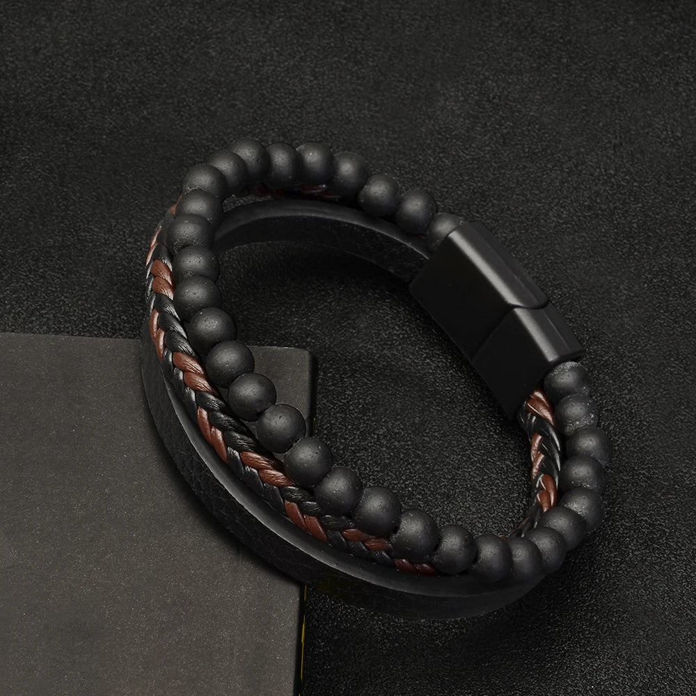 Bracelet Natural Stone Bead Mindfulness