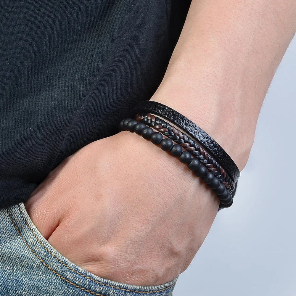 Bracelet Natural Stone Bead Mindfulness