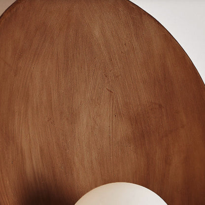 Modern Minimalist Round Wall Sconce Resin &