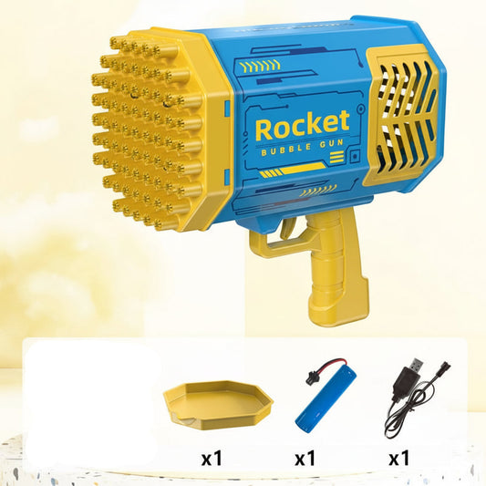 Bubble Gun LED Bubble Blower Toy Outdoor