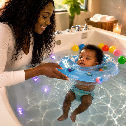 Baby Float Infant Neck Ring Adjustable Baby