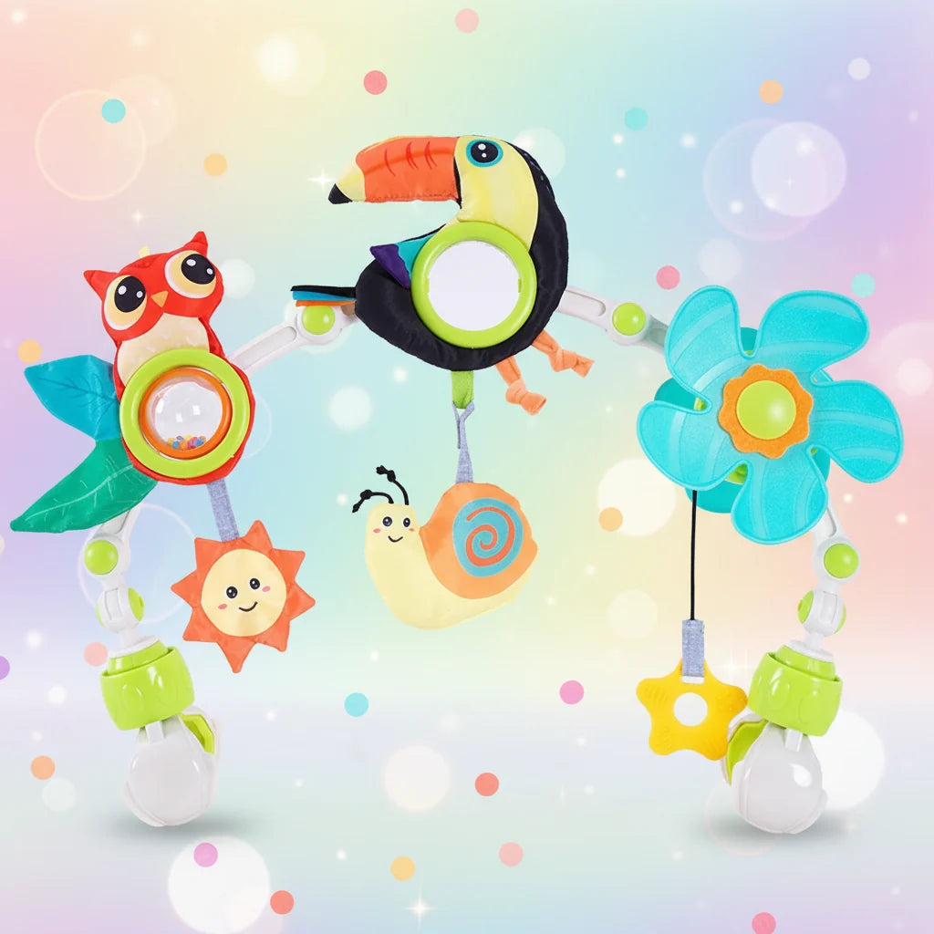 Baby Stroller Toy Arch Hanging Sensory
