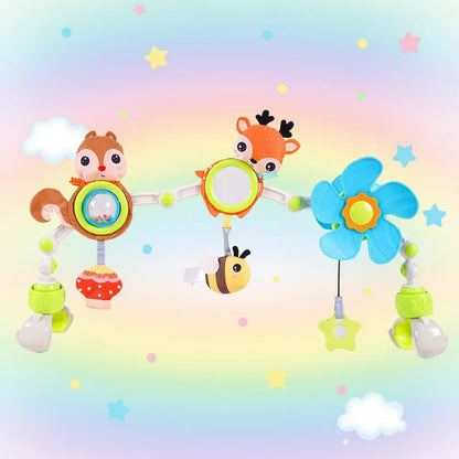 Baby Stroller Toy Arch Hanging Sensory