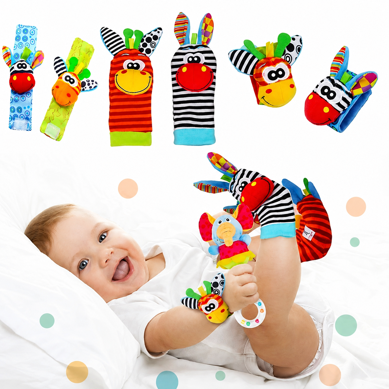 Baby Sensory Socks Plush Baby Socks
