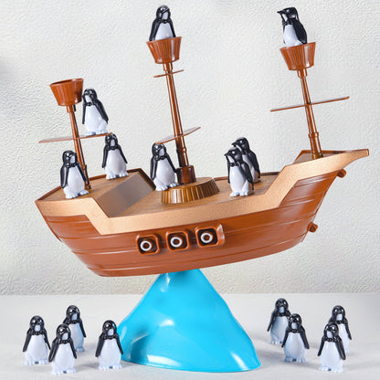 Balancing Game Kids Pirate Ship Penguin