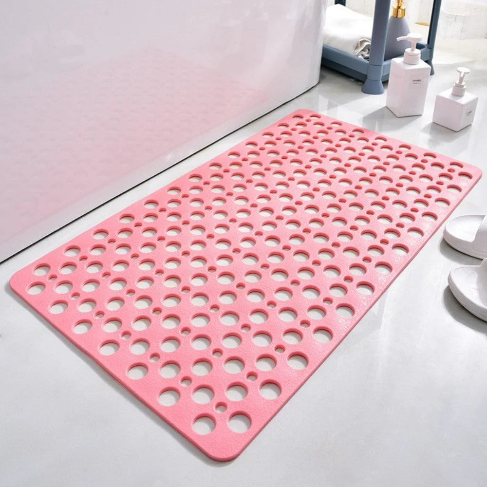 Bath Mat Shower Suction Cup Drain Design
