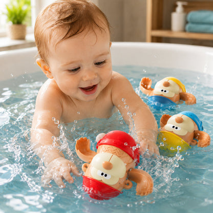 Bath Toy Wind Up Toy Swimming Water