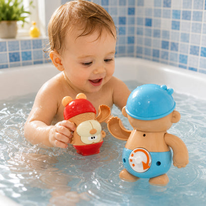 Bath Toy Wind Up Toy Swimming Water