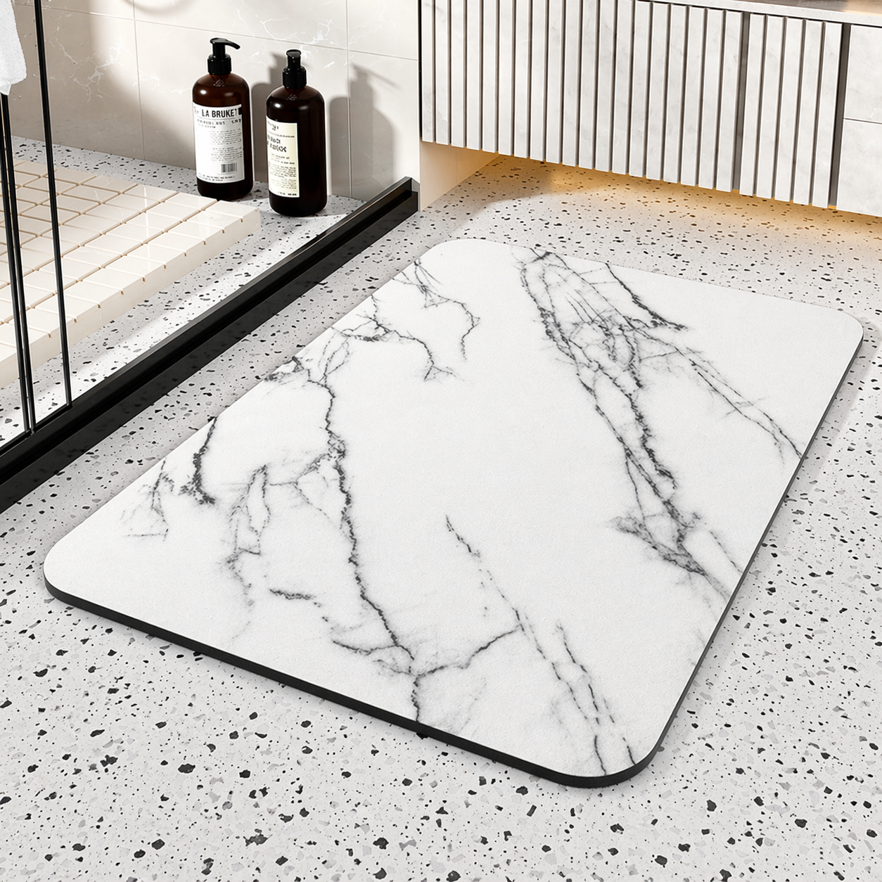 Bathroom Mat Quick Dry Diatom Stone Non